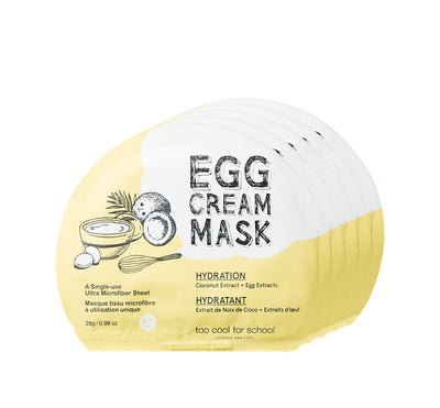 Egg Cream Mask Set (5 sheets)