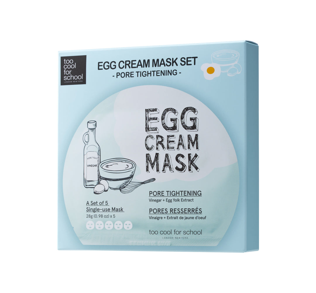 Egg Cream Mask Set (5 sheets)