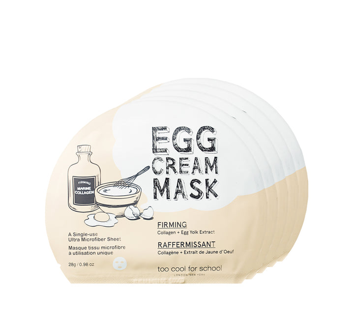 Egg Cream Mask Set (5 sheets)