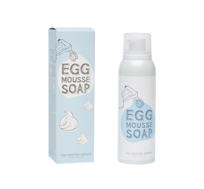 Egg Mousse Soap is a creamy and richly whipped-cream textured mousse facial cleanser formulated with egg whites and egg yolk to gently cleanse all debris and dirt from pores, and leaves skin soft and smooth.