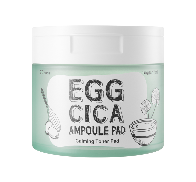 Egg Cica Ampoule Pad w/ Portable Pad Case