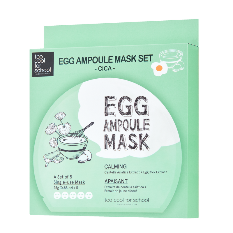 Egg Ampoule Mask Set Cica (5 sheets)