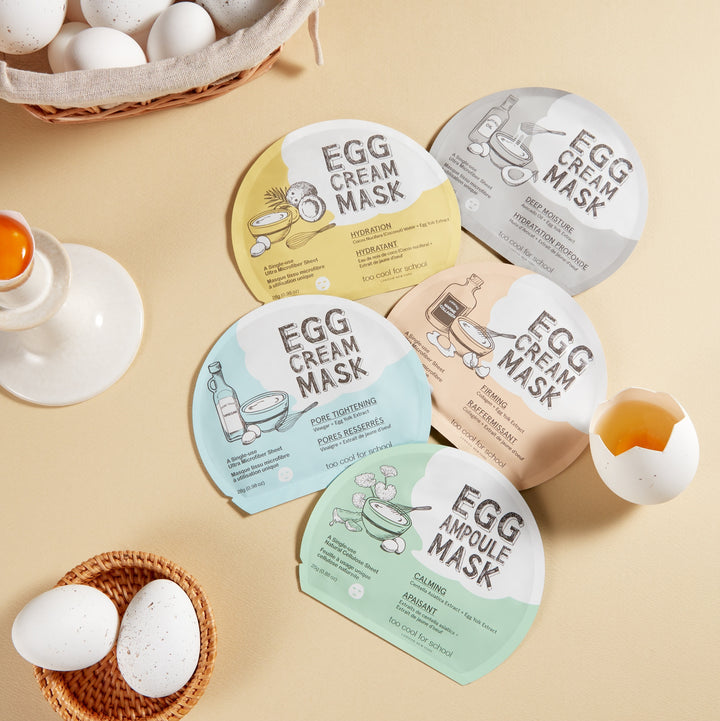 Egg Ampoule Mask Set Cica (5 sheets)